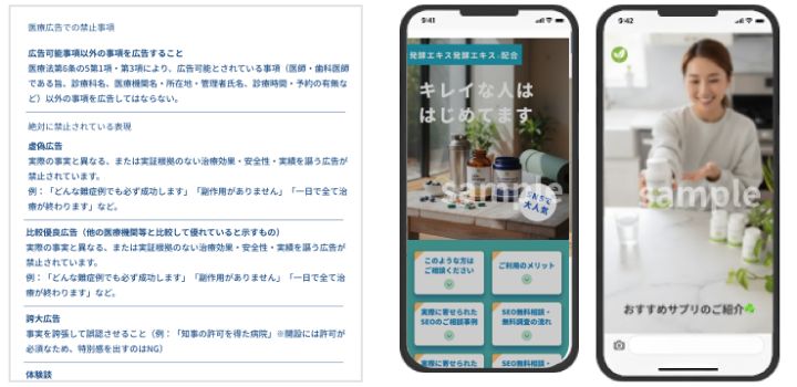 審査基準・法令を踏まえた適切な広告運用
